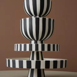 OYOY LIVING Toppu Mini Bowl - White / Black NOW IN STOCK