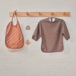 OYOY MINI Bib Striped - Pack Of 2 - Mellow / Caramel