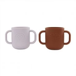 OYOY MINI Kappu Cup - Pack Of 2 - Lavender / Caramel NOW IN STOCK
