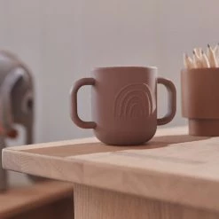 OYOY MINI NOW IN STOCK Kappu Cup - Pack Of 2 - Dusty Blue / Choko