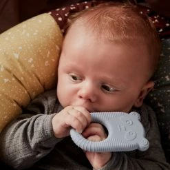 OYOY MINI Ninka & Ling Ling Baby Teether - Pack Of 2 - Pale Mint / Dusty Blue NOW IN STOCK