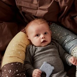 OYOY MINI Ninka & Nelson Baby Teether - Pack Of 2 - Choko / Lavender NOW IN STOCK