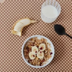 OYOY LIVING Hagi Bowl - White / Light Brown NOW IN STOCK