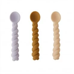 OYOY MINI Mellow - Spoon - Pack Of 3 - Lavender / Vanilla / Light Rubber NOW IN STOCK