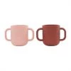 OYOY MINI Kappu Cup - Pack Of 2 - Coral / Nutmeg