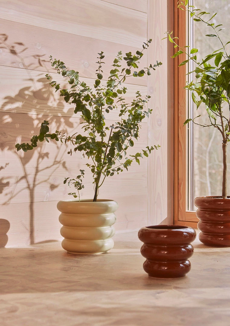 OYOY LIVING Awa Pot - Large - Butter NOW IN STOCK 3 OYOY LIVING Awa Pot - Large - Butter NOW IN STOCK