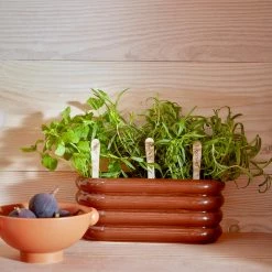 OYOY LIVING Decoration Awa Pot - Small - Caramel 10 OYOY LIVING Decoration Awa Pot - Small - Caramel