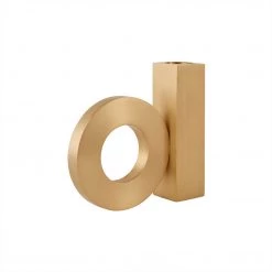 OYOY LIVING Baari Candleholder - Solid Brass - Brushed Brass NOW IN STOCK