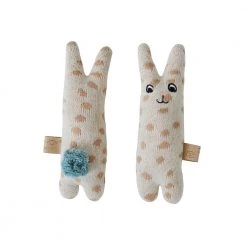 OYOY MINI Rattle - Rabbit - Nude NOW IN STOCK