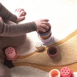 OYOY MINI Banana Tufted Rug LOOK FORWARD TO