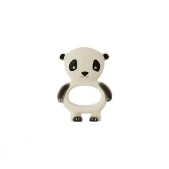 OYOY MINI NOW IN STOCK Panda Baby Teether - Offwhite / Black