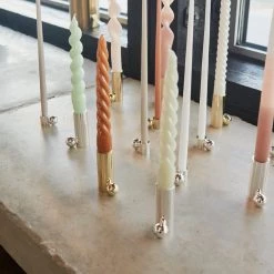 OYOY LIVING Palloa Candleholder - High - Silver NOW IN STOCK