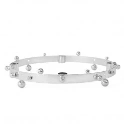 OYOY LIVING NOW IN STOCK Candleholder Pearl Advent - Silver