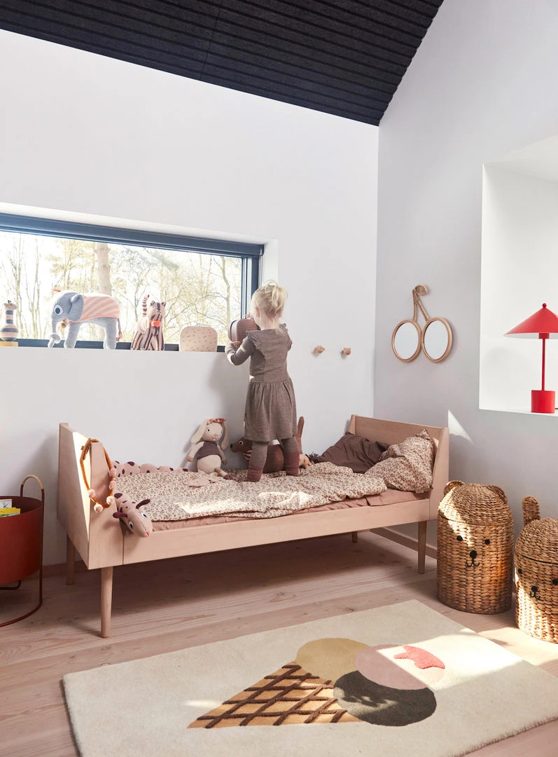 OYOY MINI Cherry Rattan Wall Mirror 4 OYOY MINI Cherry Rattan Wall Mirror