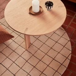 OYOY LIVING Circle Rug - Grid Decoration 7 OYOY LIVING Circle Rug - Grid Decoration