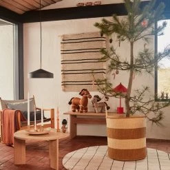 OYOY LIVING Circle Rug - Grid Decoration 8 OYOY LIVING Circle Rug - Grid Decoration