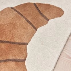 OYOY MINI Croissant Tufted Rug LOOK FORWARD TO