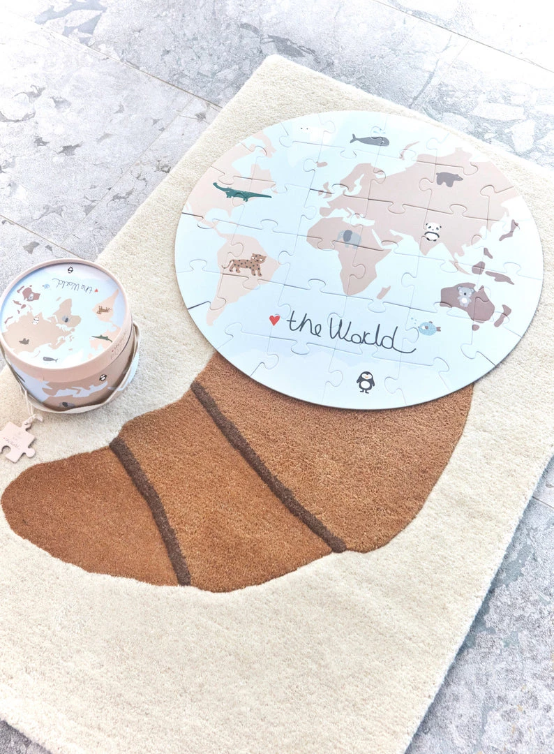 OYOY MINI Croissant Tufted Rug LOOK FORWARD TO 3 OYOY MINI Croissant Tufted Rug LOOK FORWARD TO