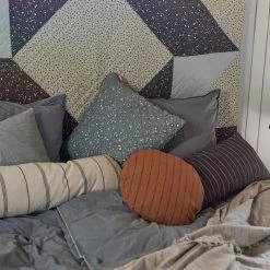 OYOY LIVING Kyoto Cushion Round - Dark Caramel NOW IN STOCK