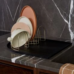 OYOY LIVING Dish Drainer - Brass - Brass