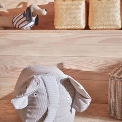 OYOY MINI Erik Elephant - Ride On Elephant - Blue