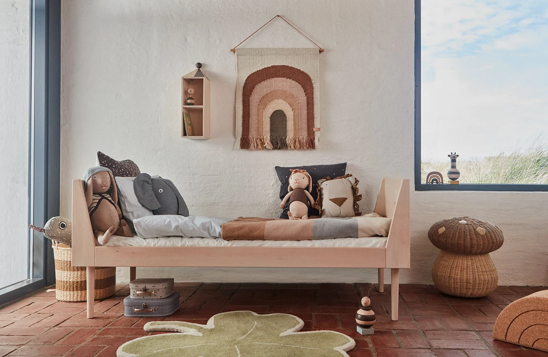 OYOY MINI NOW IN STOCK Follow The Rainbow Mini Wall Rug - Choko