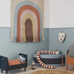 OYOY MINI Follow The Rainbow Wall Rug - Multi