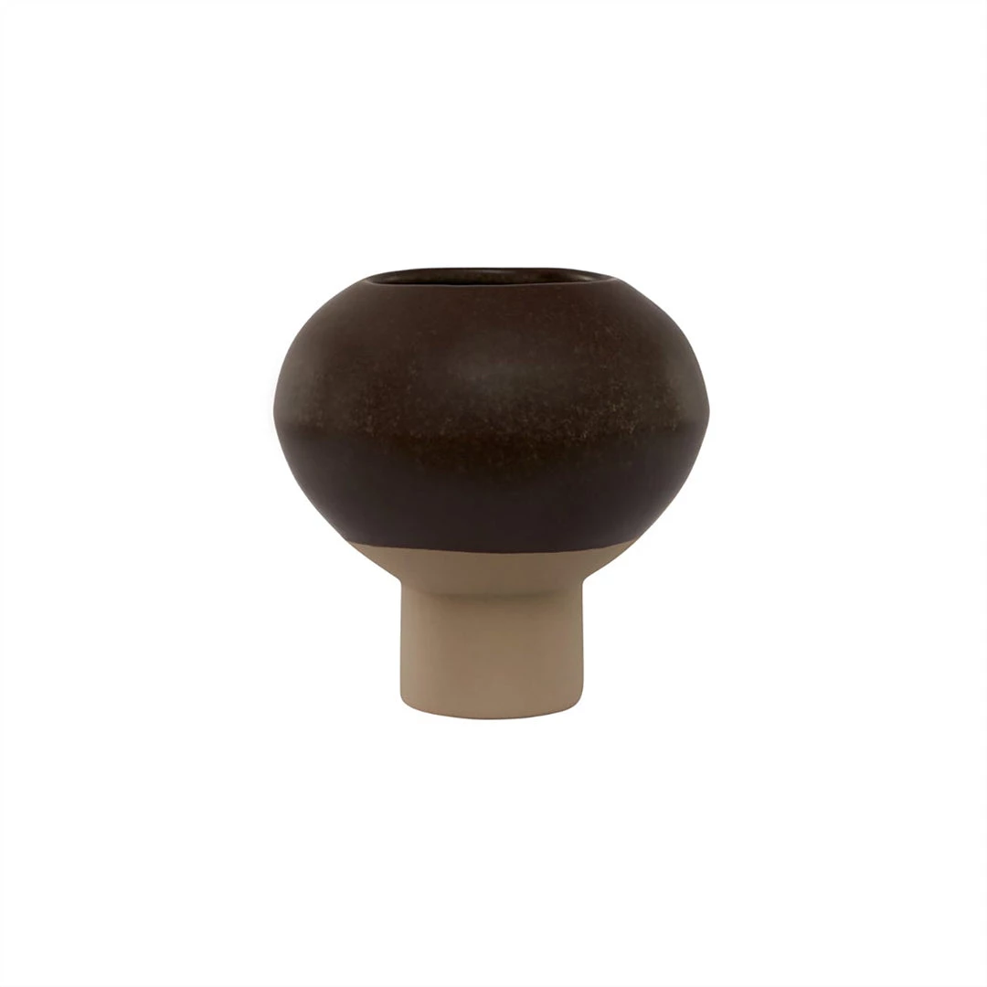 OYOY LIVING NOW IN STOCK Hagi Vase - Brown 1 OYOY LIVING NOW IN STOCK Hagi Vase - Brown