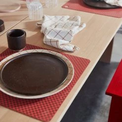 OYOY LIVING Inka Dinner Plate - Pack Of 2 - Brown 11 OYOY LIVING Inka Dinner Plate - Pack Of 2 - Brown