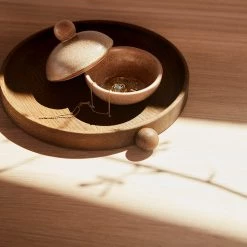 OYOY LIVING Inka Wood Tray Round - Small - Dark NOW IN STOCK 6 OYOY LIVING Inka Wood Tray Round - Small - Dark NOW IN STOCK