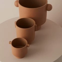 OYOY LIVING NOW IN STOCK Inka Kana Pot - Medium - Camel