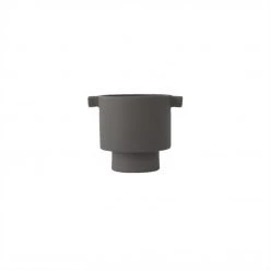 OYOY LIVING Inka Kana Pot - Small - Anthracite NOW IN STOCK