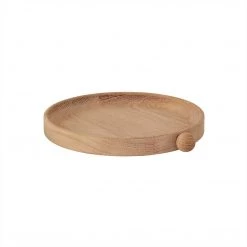 OYOY LIVING Inka Wood Tray Round - Small - Nature
