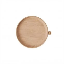 OYOY LIVING Inka Wood Tray Round - Small - Nature