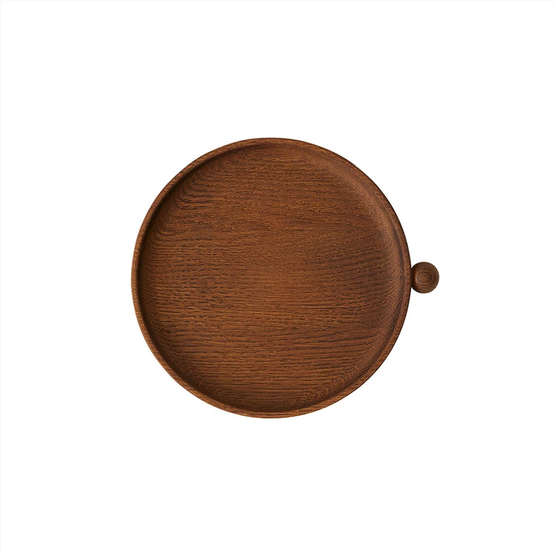 OYOY LIVING Inka Wood Tray Round - Small - Dark NOW IN STOCK 1 OYOY LIVING Inka Wood Tray Round - Small - Dark NOW IN STOCK