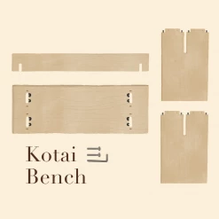OYOY LIVING Kotai Bench Wooden - Nature