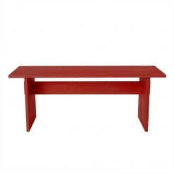 OYOY LIVING Kotai Bench Wooden - Cherry Red
