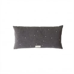 OYOY LIVING Kyoto Dot Cushion Long - Anthracite