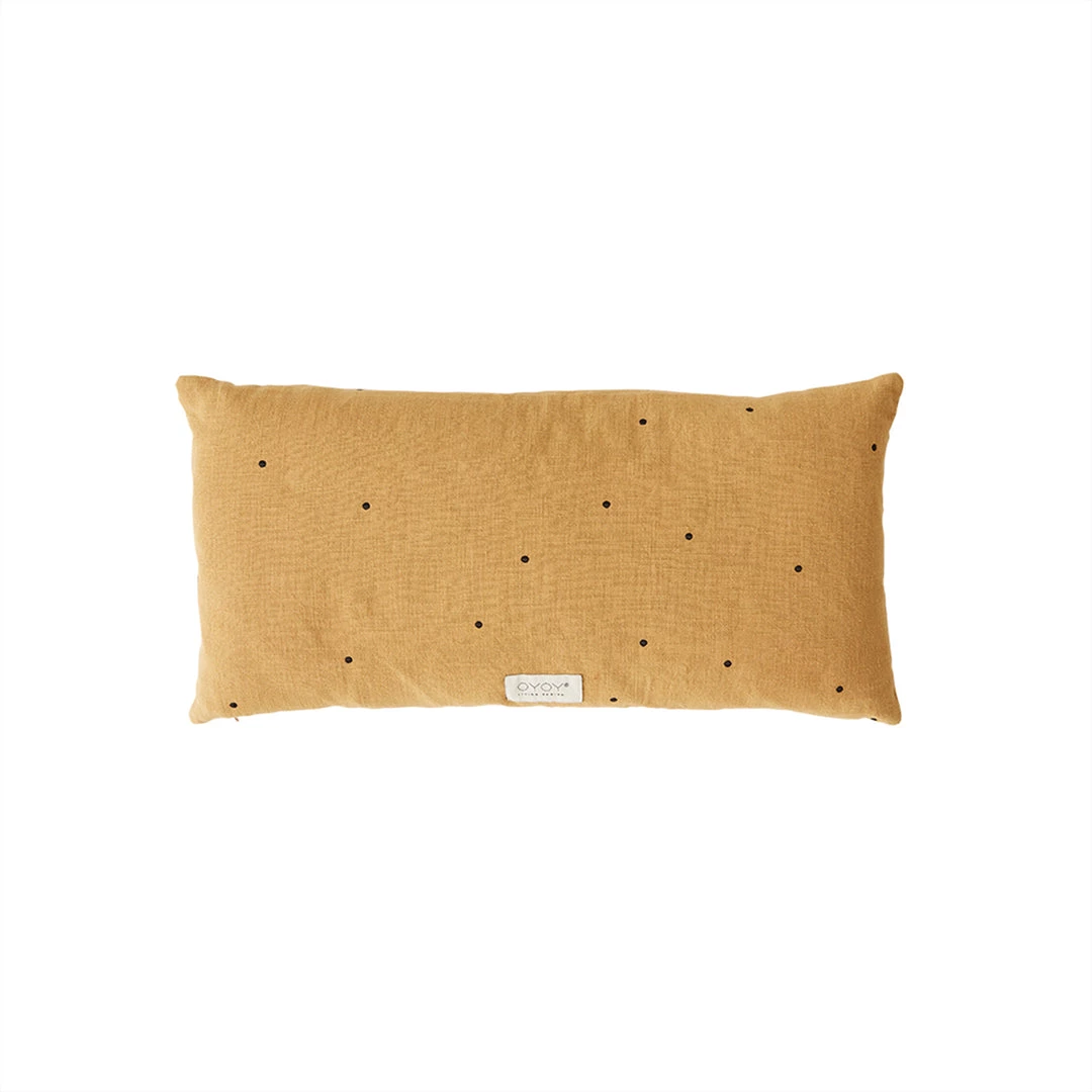 OYOY LIVING NOW IN STOCK Kyoto Dot Cushion Long - Curry 1 OYOY LIVING NOW IN STOCK Kyoto Dot Cushion Long - Curry
