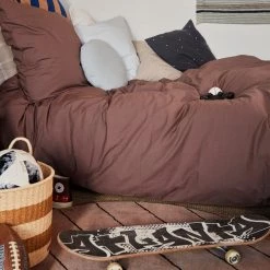 OYOY LIVING Kyoto Dot Cushion Square - Anthracite