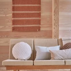 OYOY LIVING NOW IN STOCK Kyoto Cushion Round - Large - Blue / Red