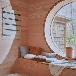 OYOY LIVING Kyoto Cushion Round - Large - Brown