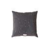 OYOY LIVING Kyoto Dot Cushion Square - Anthracite