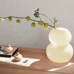 OYOY LIVING Lasi Vase - Large - Vanilla NOW IN STOCK