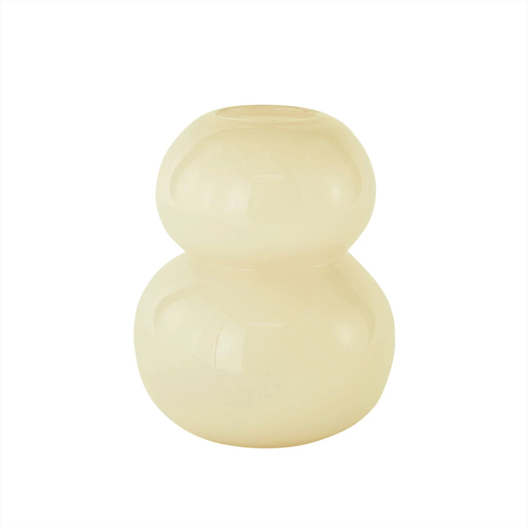 OYOY LIVING Lasi Vase - Large - Vanilla NOW IN STOCK 1 OYOY LIVING Lasi Vase - Large - Vanilla NOW IN STOCK