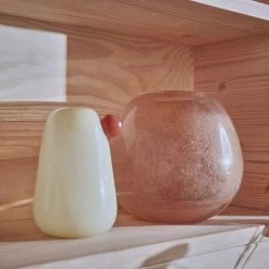 OYOY LIVING Lasi Vase - Medium - Taupe