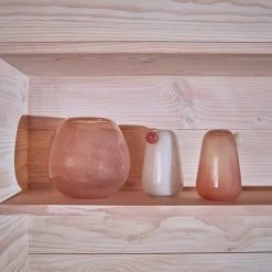 OYOY LIVING Lasi Vase - Medium - Taupe