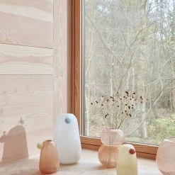 OYOY LIVING Lasi Vase - Small - Taupe NOW IN STOCK