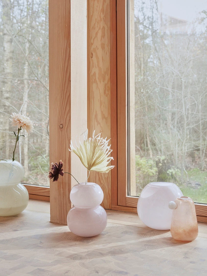 OYOY LIVING Lasi Vase - Small - Rose 2 OYOY LIVING Lasi Vase - Small - Rose