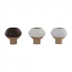 OYOY LIVING NOW IN STOCK Hagi Mini Vase - White / Light Brown
